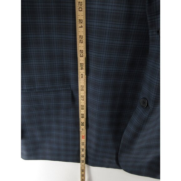 Oak Hill Sport Coat 4XLT Tall Blazer Wool Blend Plaid Jacket Preppy - Picture 4 of 14